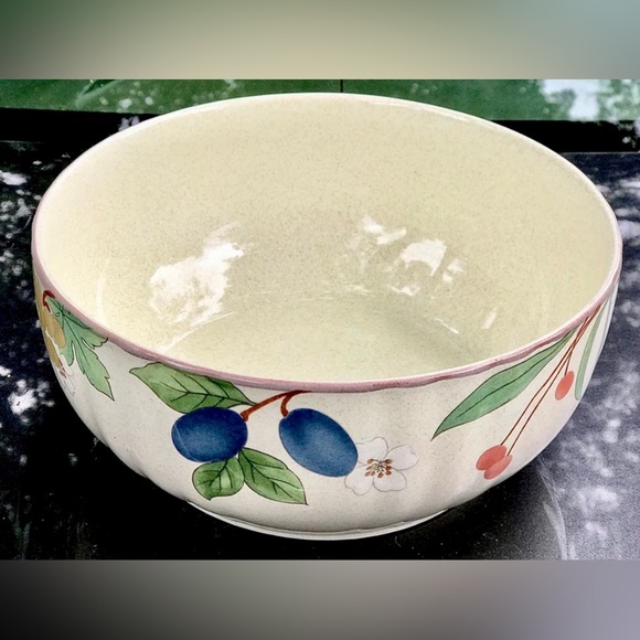 Vintage Retired MIKASA Country Classics Dc014 FRUIT PANORAMA 7.75" Serving Bowl - Picture 2 of 10